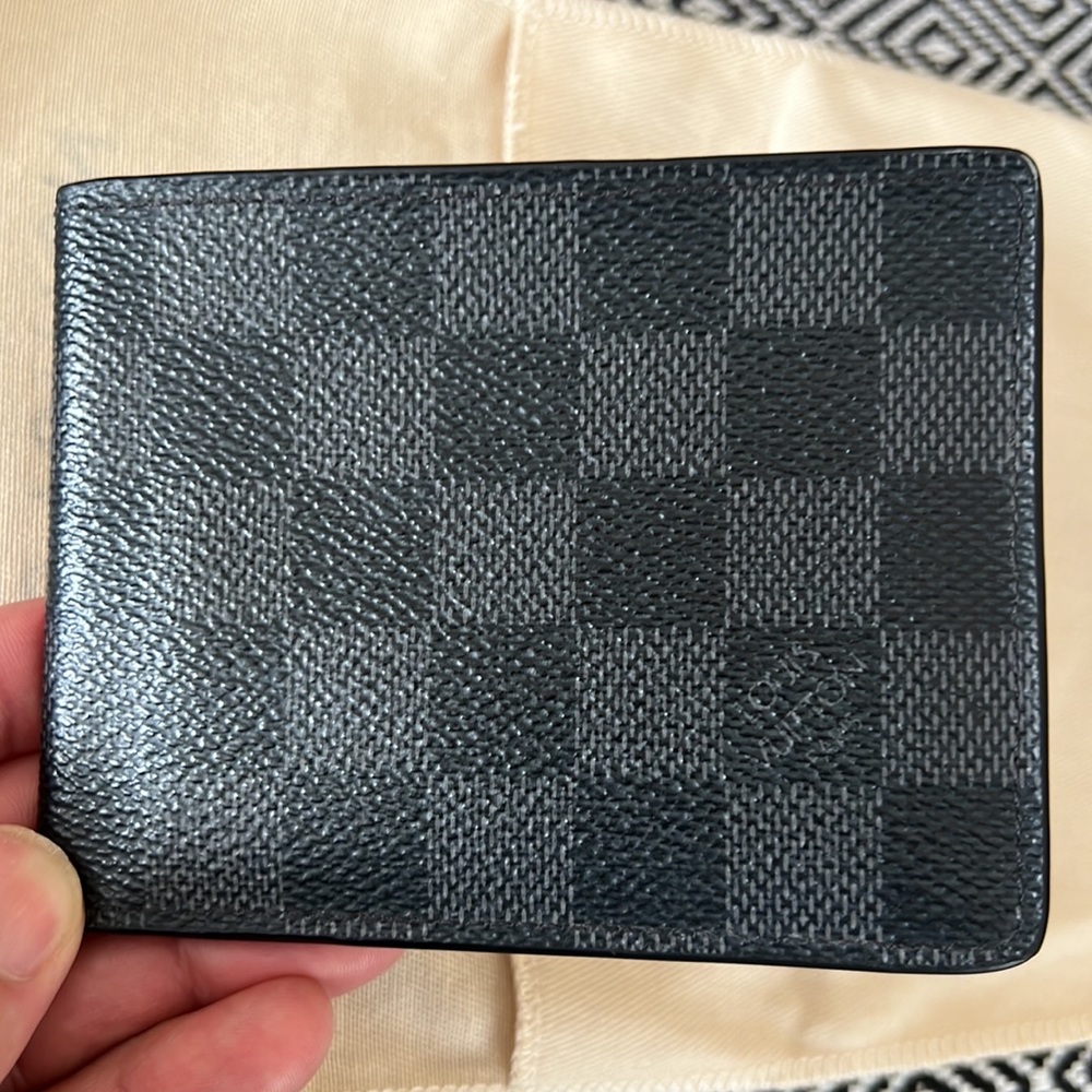 Louis Vuitton Men’s Slender Wallet Damier Graphite Canvas - Picture 3 of 17